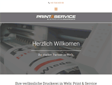 Tablet Screenshot of print-service.at